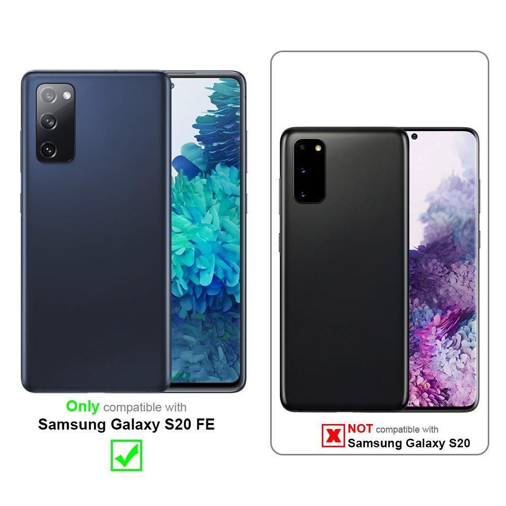 Cadorabo  Hülle für Samsung Galaxy S20 FE Magnetverschluss, 2 Sichtfenstern 