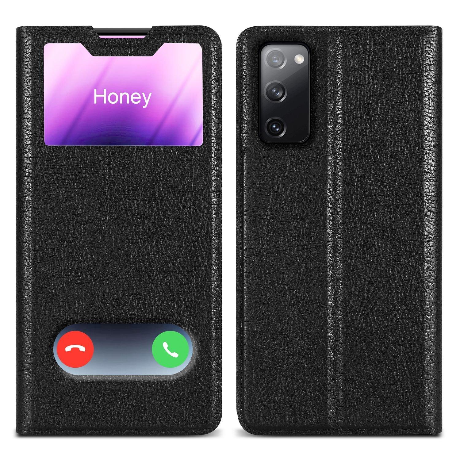 Image of Hülle für Samsung Galaxy S20 FE Magnetverschluss, 2 Sichtfenstern