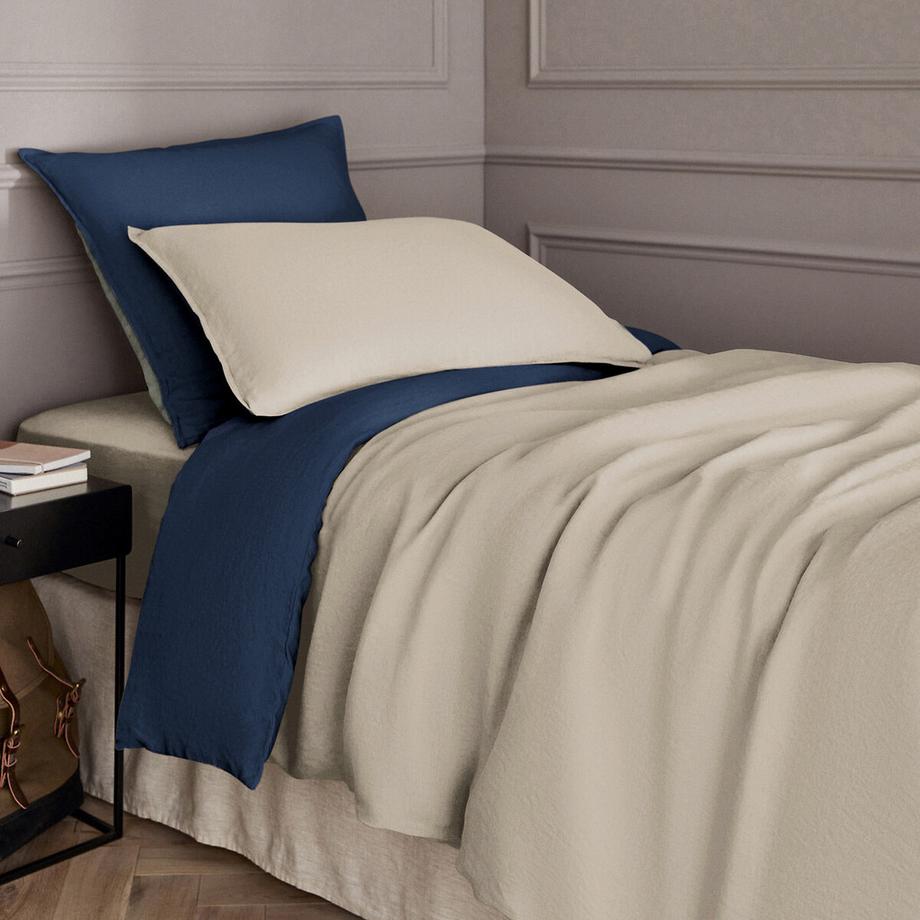 Housse de couette enfant lin lavé