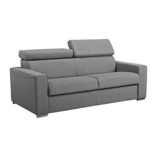 LINEA SOFA Divano letto a ribalta 3 posti in tessuto Grigio Materasso larghezza 1Spessore VIZIR  