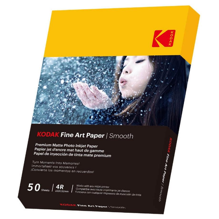 KODAK 10 x 15 cm mattes, glattes Papier, 230 g/m², 50 Blatt