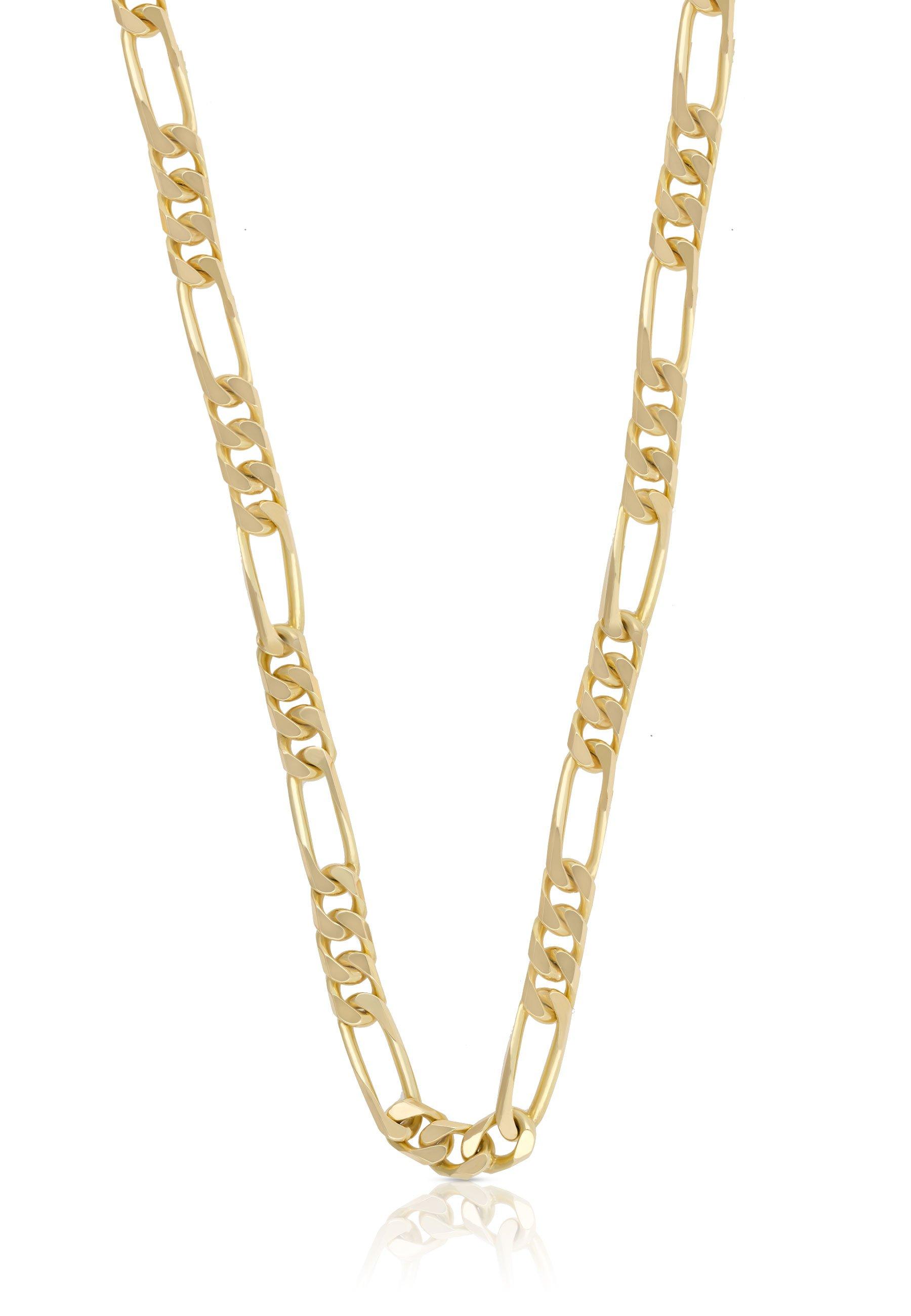 Image of Collier Figaro Gelbgold 750, 4.5mm, 50cm Damen Gelbgold 50 CM