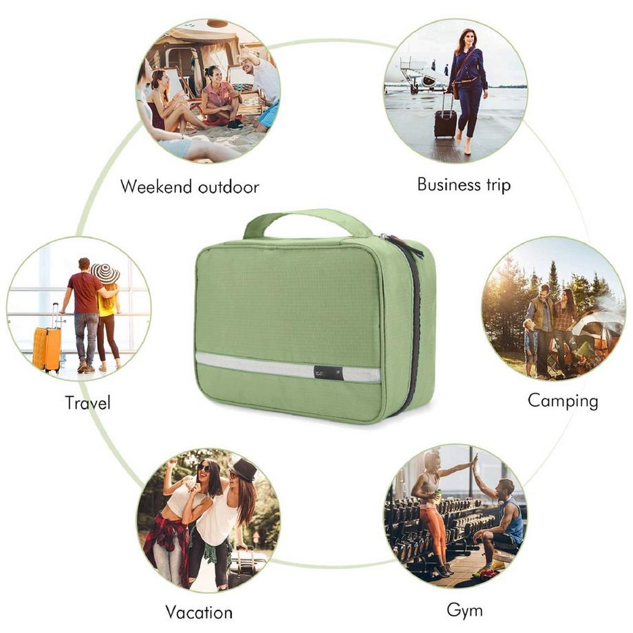 Only-bags.store Trousse de Toilette à Suspendre Pliable avec Crochet  