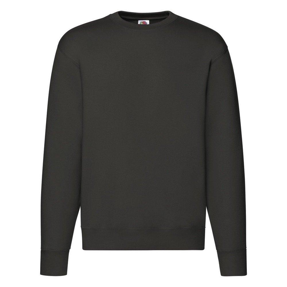 Image of Premium Sweatshirt Angesetzte Ärmel Herren Charcoal Black L