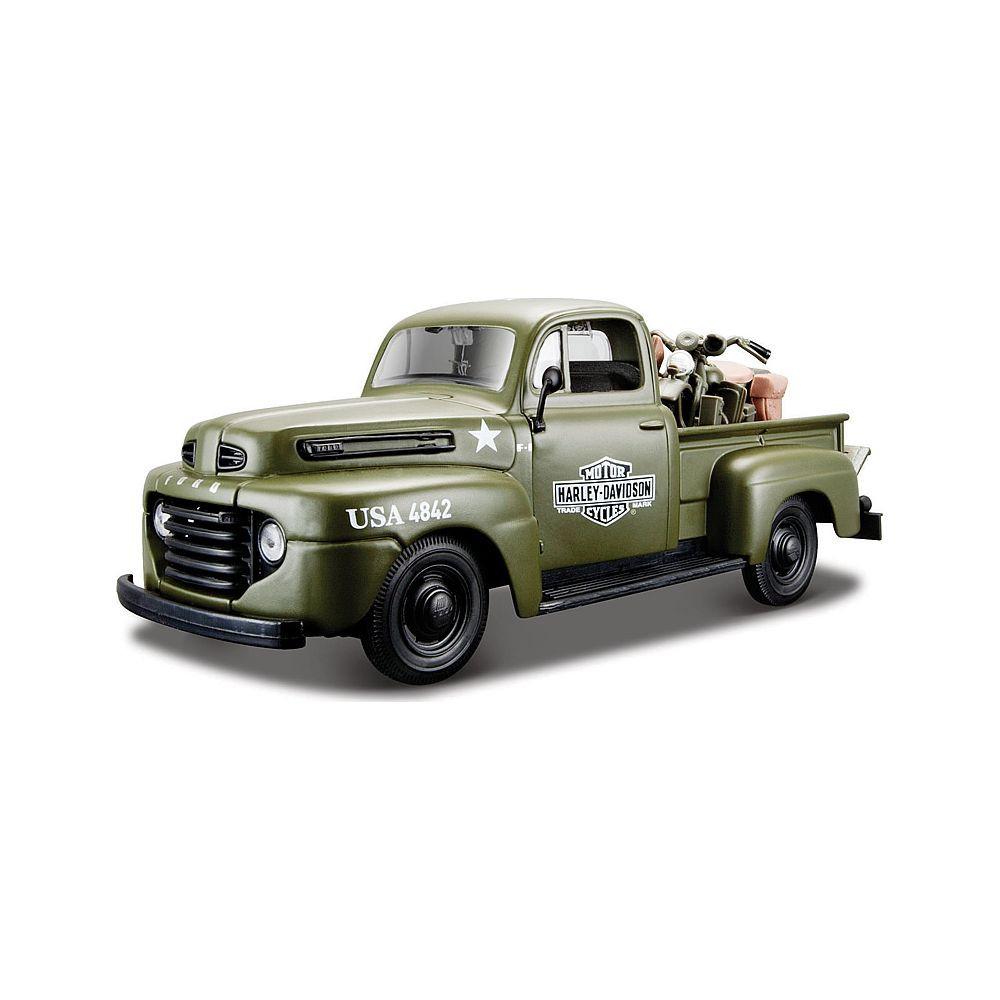 Image of 1:24 Ford F-1 Pickup 1948 Flathead Motorcycle