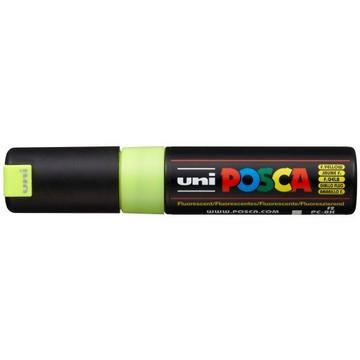 UNI-BALL Posca Marker 8mm PC8K F.YELLO fluo gelb, Keilspitze