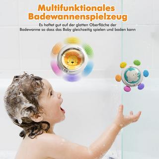 Activity-board  Saugnapf Spielzeug Baby 3 Stück sensorische Spinner Spielzeug für Baby Spinnerei Spielzeug 