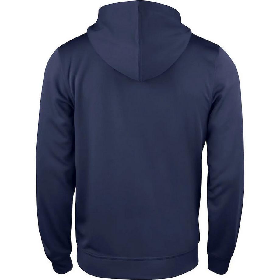 Clique Basic Active Felpa Con Cappuccio E Zip Intera  