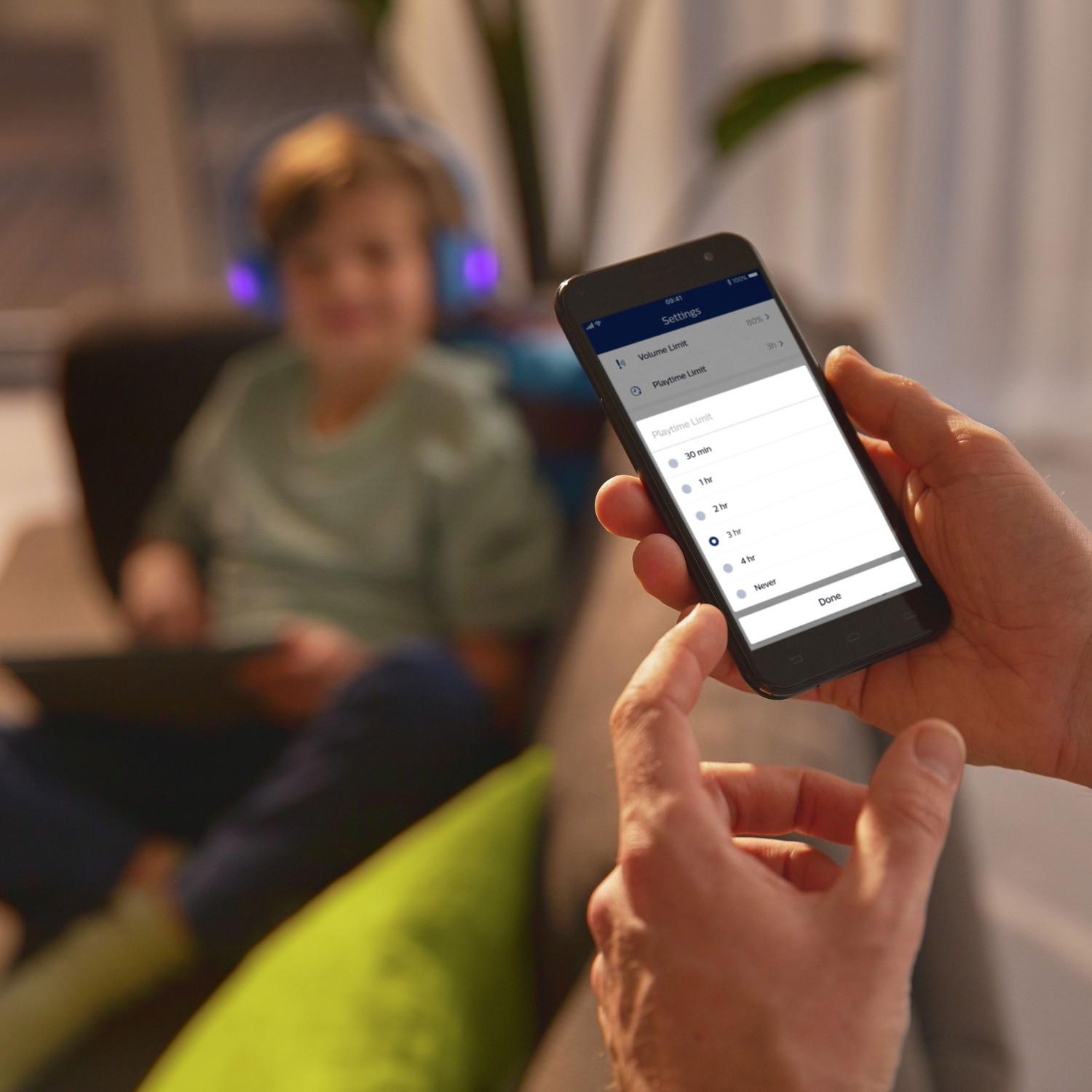 PHILIPS  Kabellose On-Ear-Kopfhörer für Kinder, Blau 