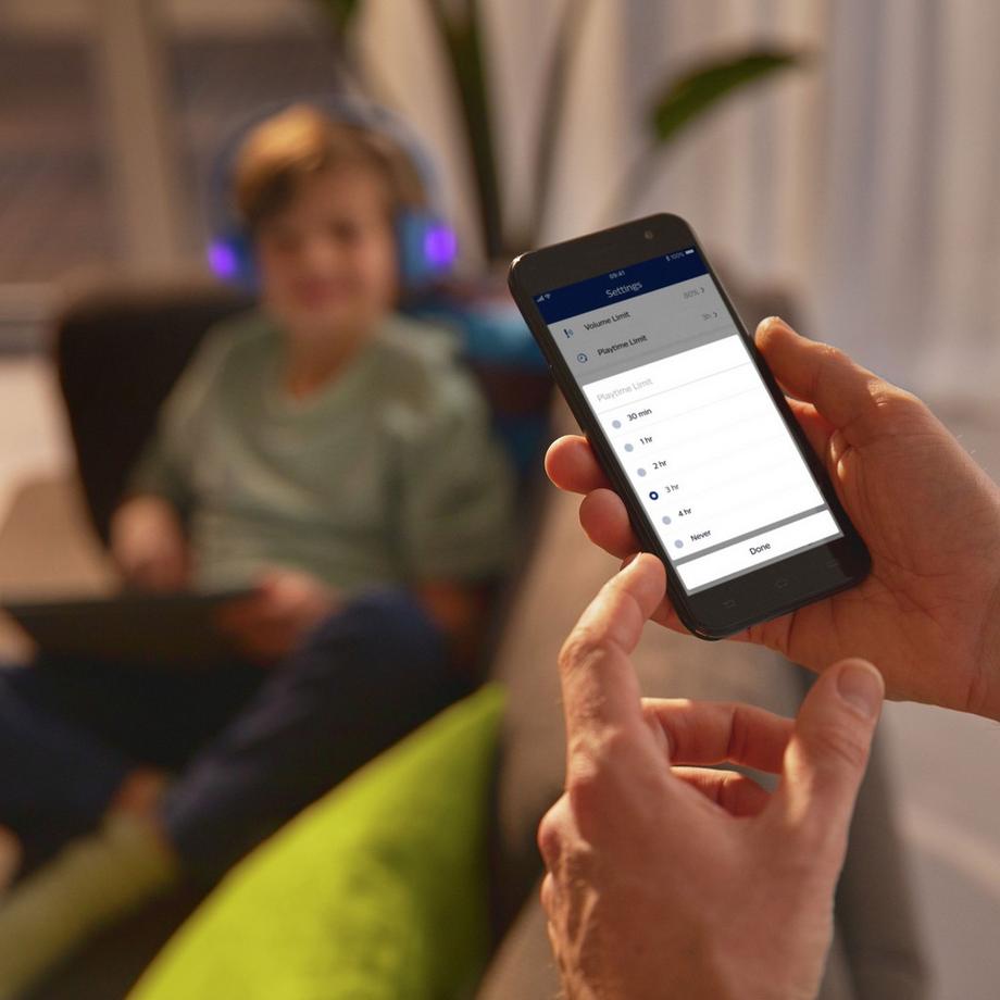 PHILIPS  Kabellose On-Ear-Kopfhörer für Kinder, Blau 