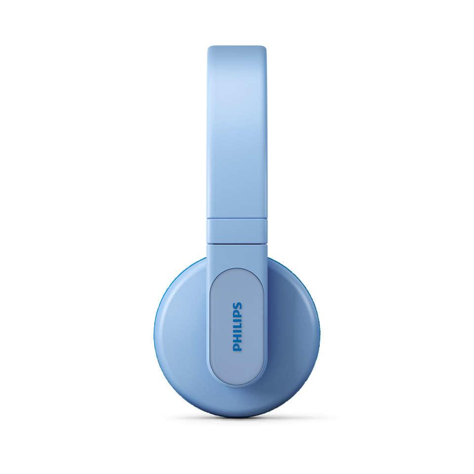 PHILIPS  Kabellose On-Ear-Kopfhörer für Kinder, Blau 