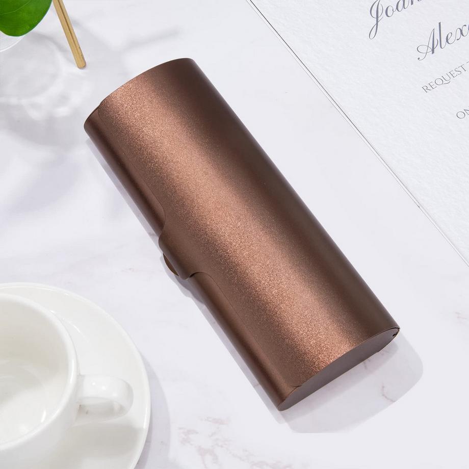 Only-bags.store Etui à lunettes rigide en aluminium  