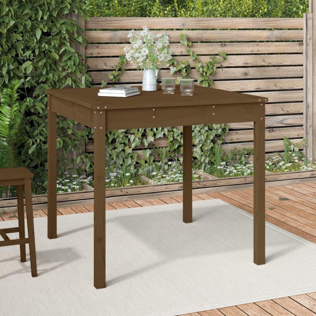 VidaXL Table de jardin bois de pin  