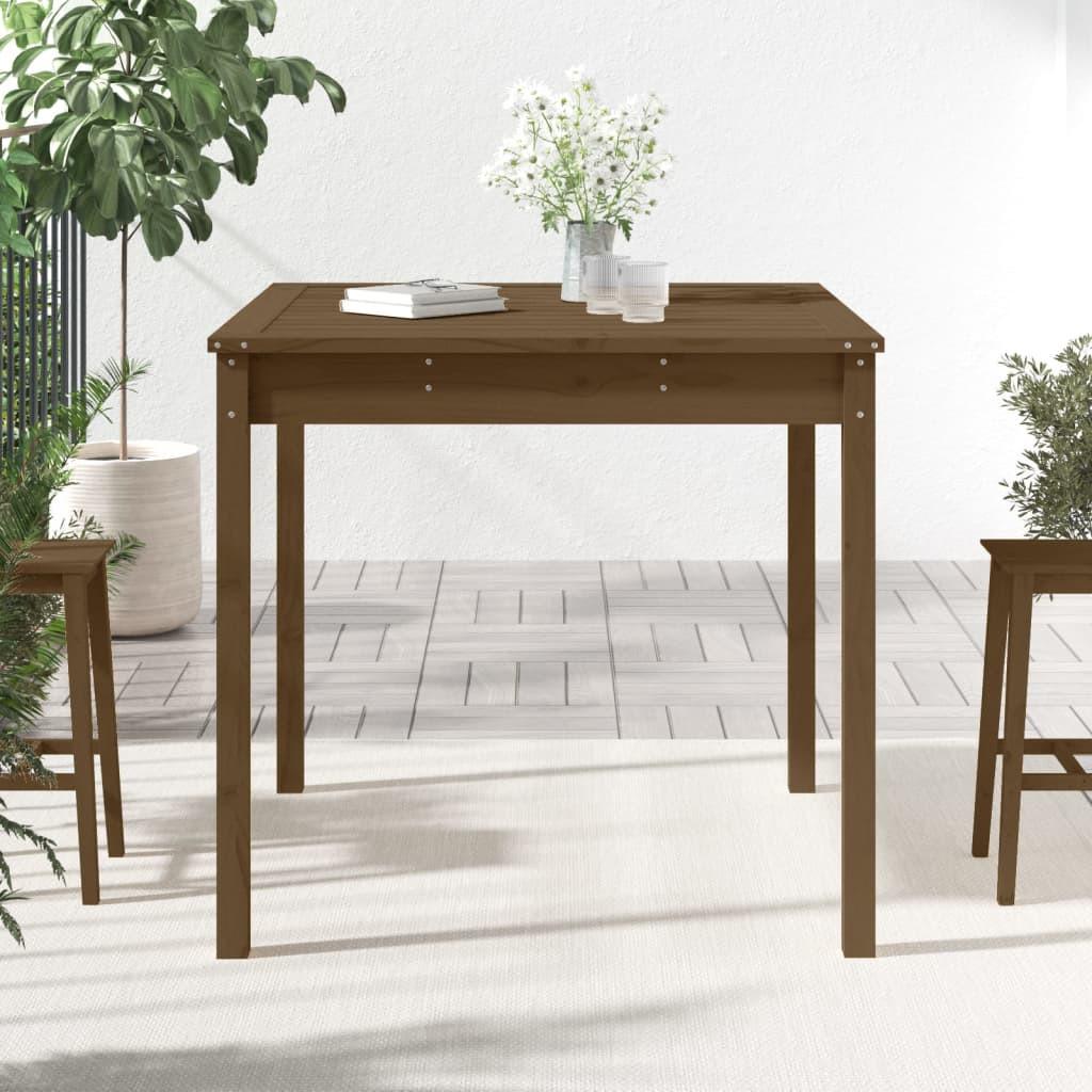 VidaXL Table de jardin bois de pin  