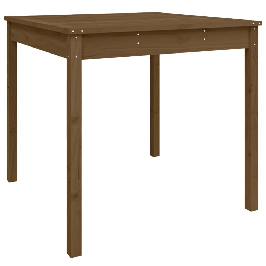 VidaXL Table de jardin bois de pin  