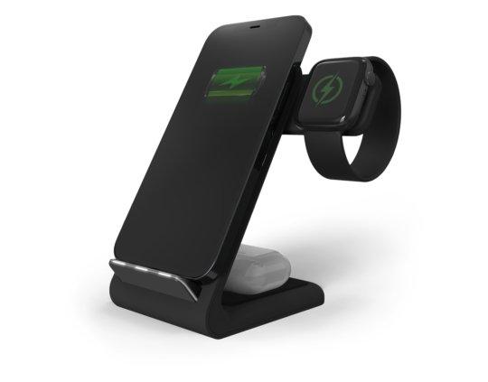 STM  ChargeTree Swing Kopfhörer, Smartphone, Smartwatch Schwarz USB Kabelloses Aufladen Indoor 