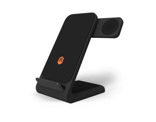Image of ChargeTree Swing Kopfhörer, Smartphone, Smartwatch Schwarz USB Kabelloses Aufladen Indoor