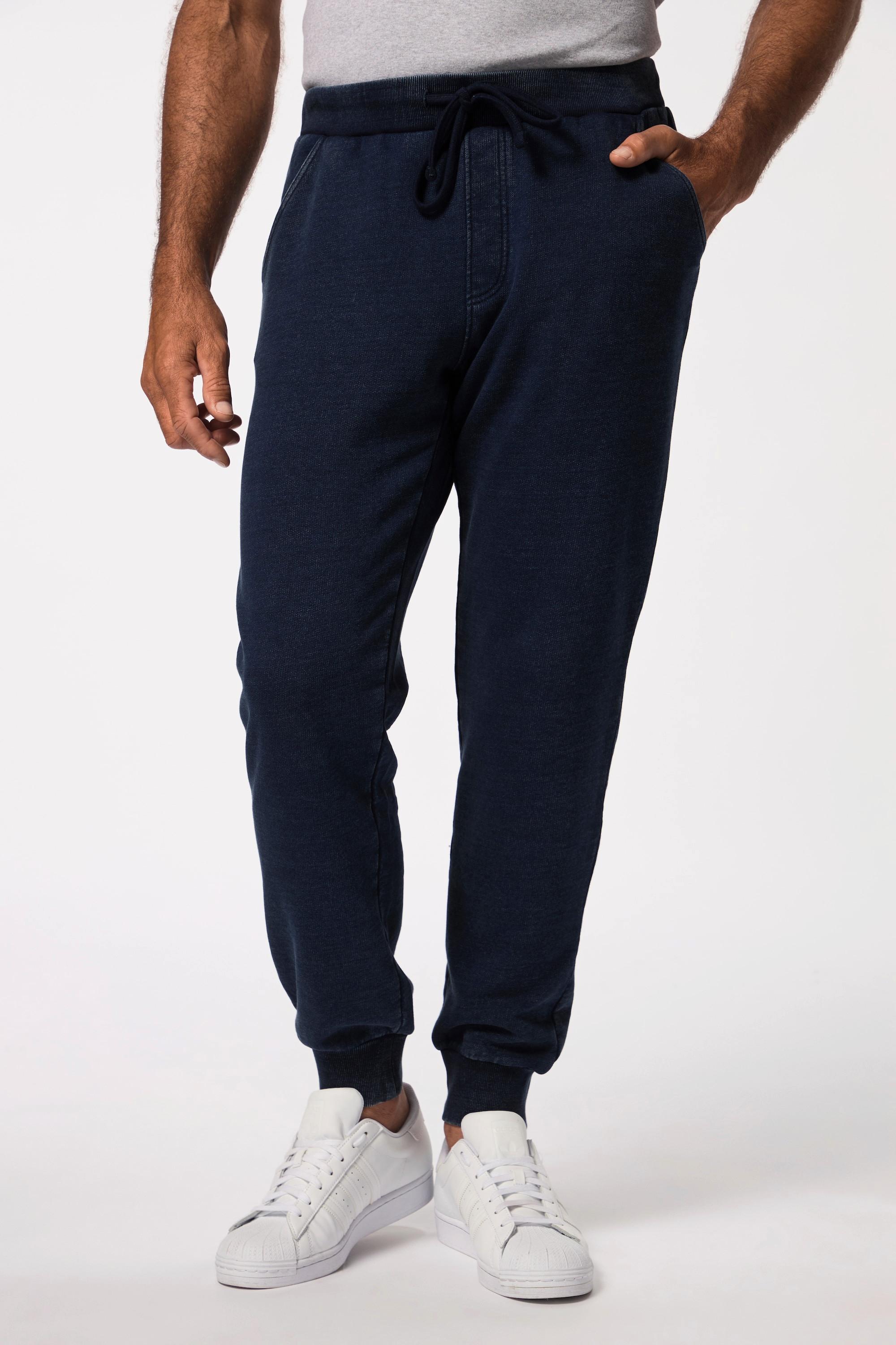 JP1880  Pantaloni sportivi dalla vestibilità moderna con look vintage e cintura elastica, disponibili fino alla tg. 8XL 