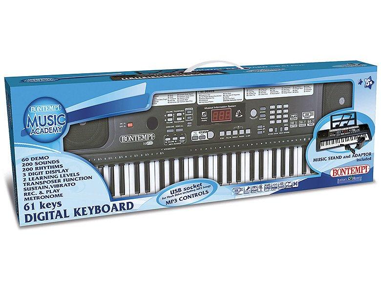 BONTEMPI  Digitales Keyboard mit 61 Tasten 