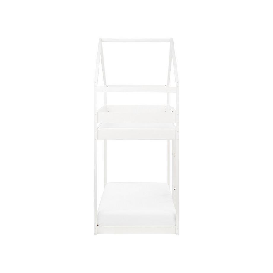 Beliani Hochbett aus Kiefernholz Skandinavisch LABATUT  