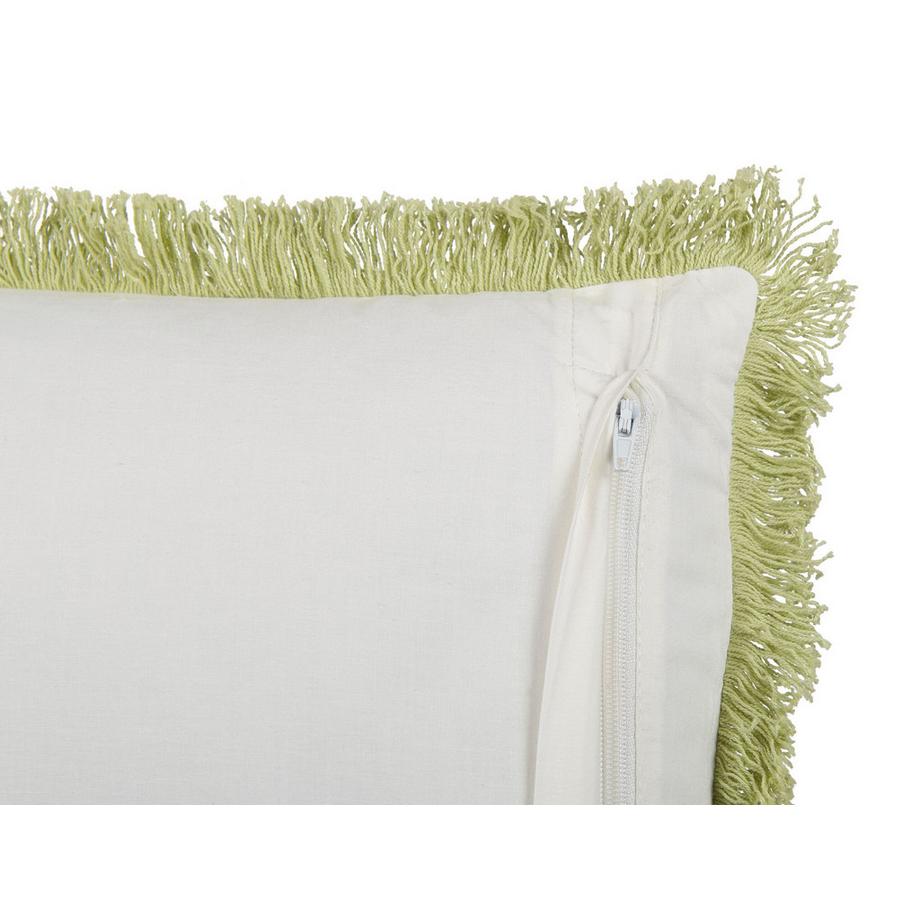 Beliani Dekokissen 2er Set aus Baumwolle Landhausstil FILIX  