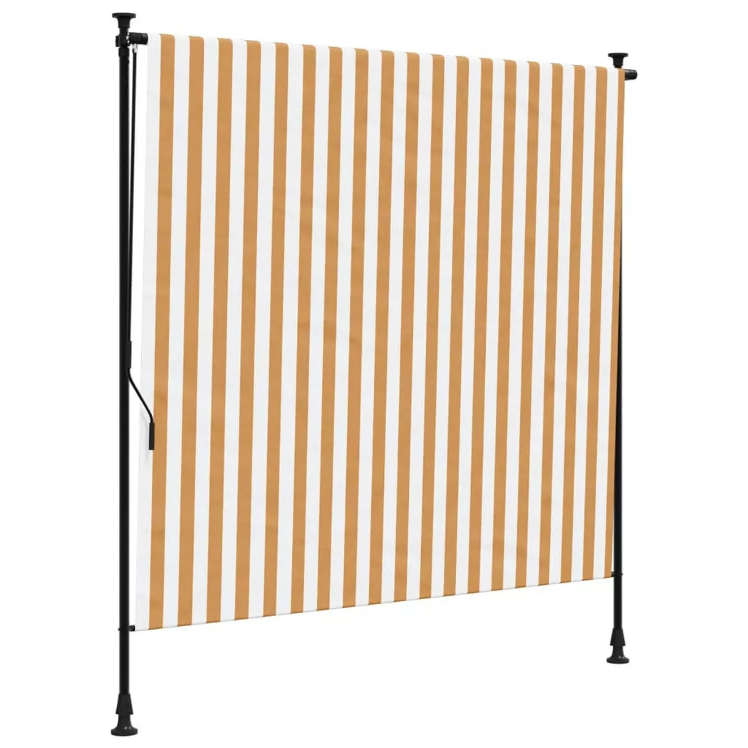 VidaXL - tenda a rullo da esterno Tessuto, One Size, Arancione