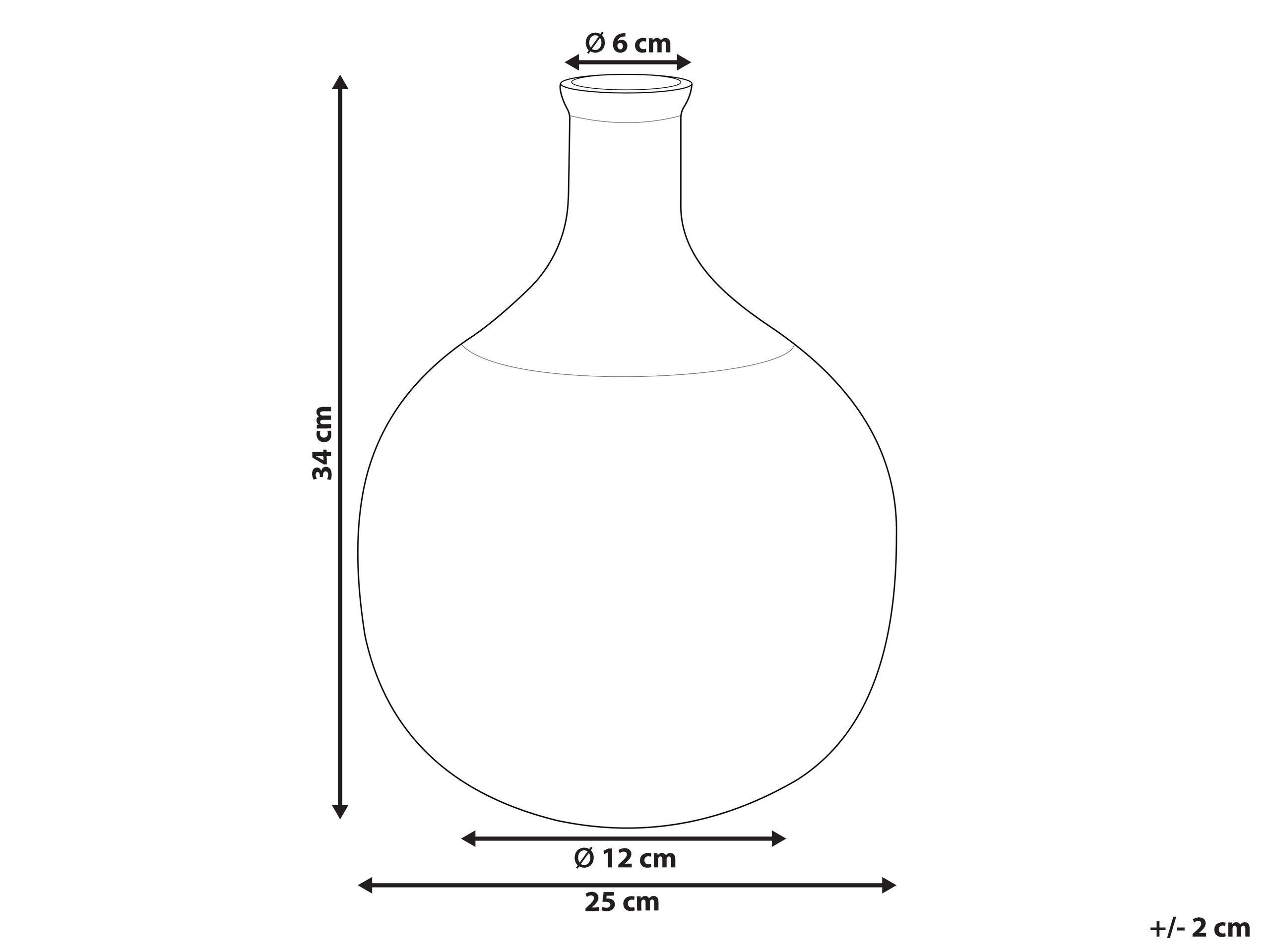 Beliani Dekoration aus Glas Modern ACHAAR  