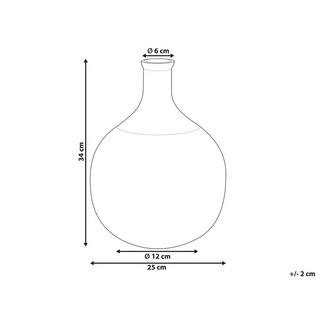 Beliani Dekoration aus Glas Modern ACHAAR  