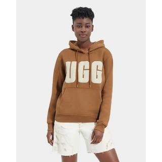 UGG  W REY UGGFLUFF LOGO HOODIE-XS 