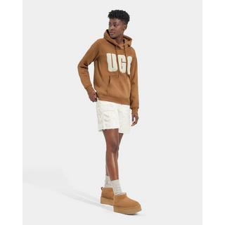 UGG  W REY UGGFLUFF LOGO HOODIE-XS 