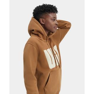 UGG  W REY UGGFLUFF LOGO HOODIE-XS 