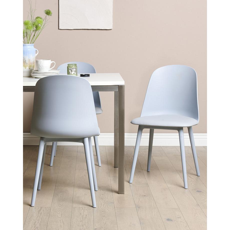 Beliani Set di 2 sedie da pranzo en Materiale sintetico Moderno FOMBY  