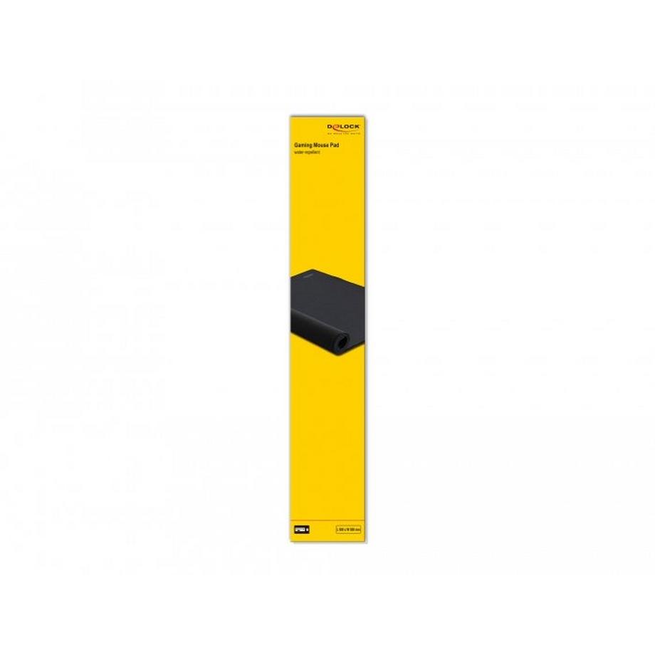 DeLock  12027 tapis de souris Tapis de souris de jeu Noir 