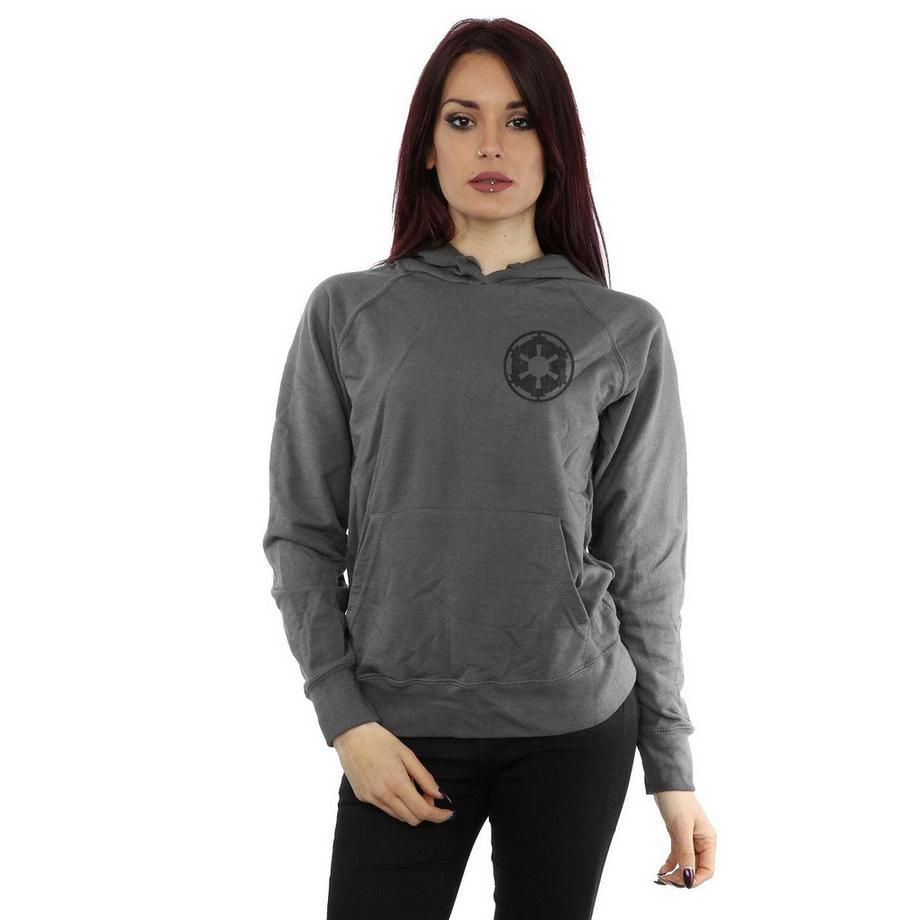 STAR WARS The Mandalorian Galactic Empire Felpa con cappuccio  