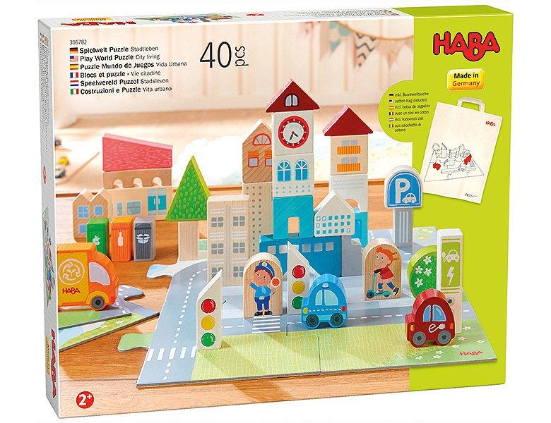 HABA  Spielwelt Puzzle Stadtleben (40Teile) 