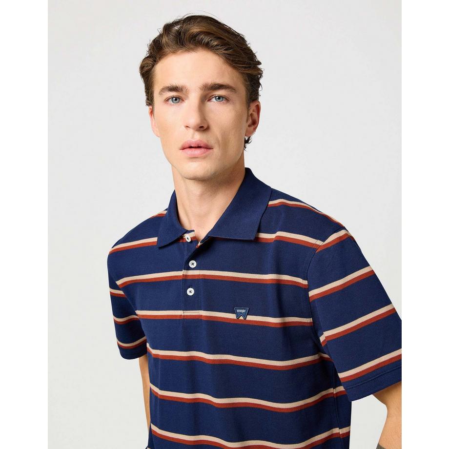 Wrangler Stripe Polo Shirt  