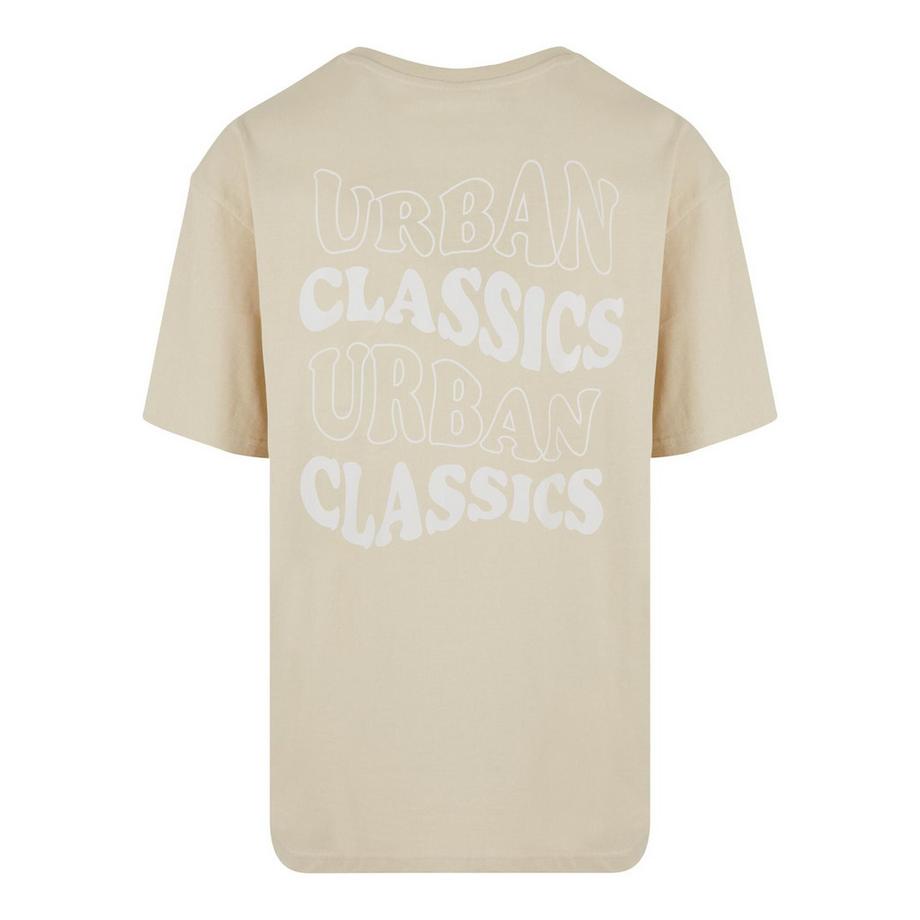URBAN CLASSICS Weavy Logo Heavy T-Shirt Oversize  