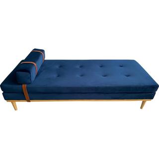 mutoni Daybed velours bleu 180  