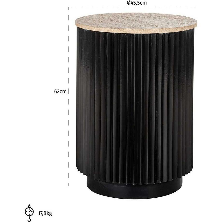 mutoni Tavolino Hampton rotondo 45  