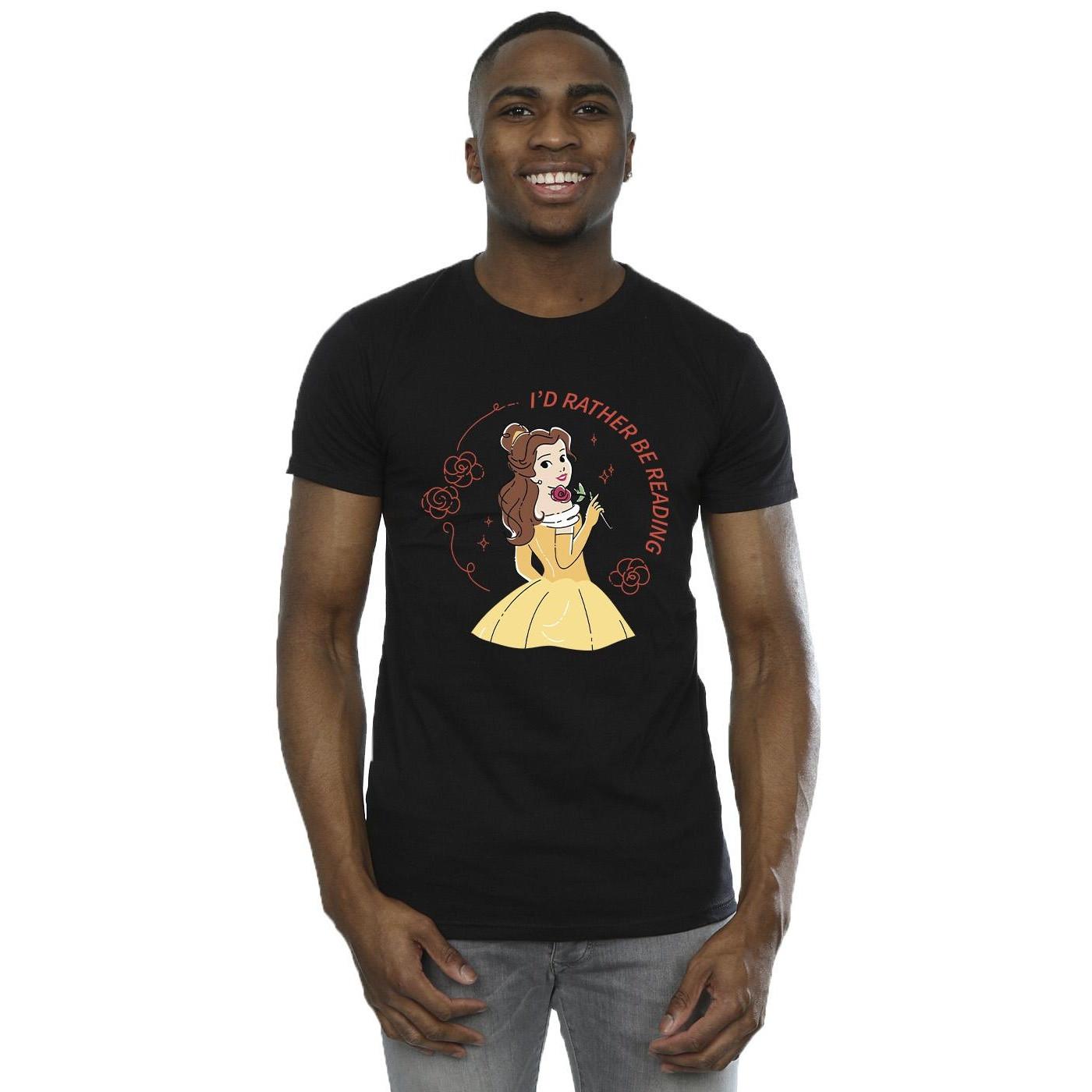 Disney  Tshirt BEAUTY AND THE BEAST I'D RATHER BE READING 