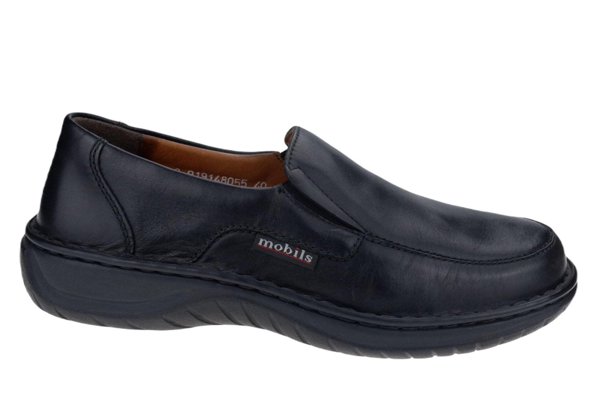 Image of Jabal - Leder Loafer Herren Schwarz 40