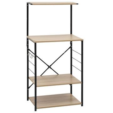 Armoire à micro-ondes   et chêne aggloméré bois d'ingénierie