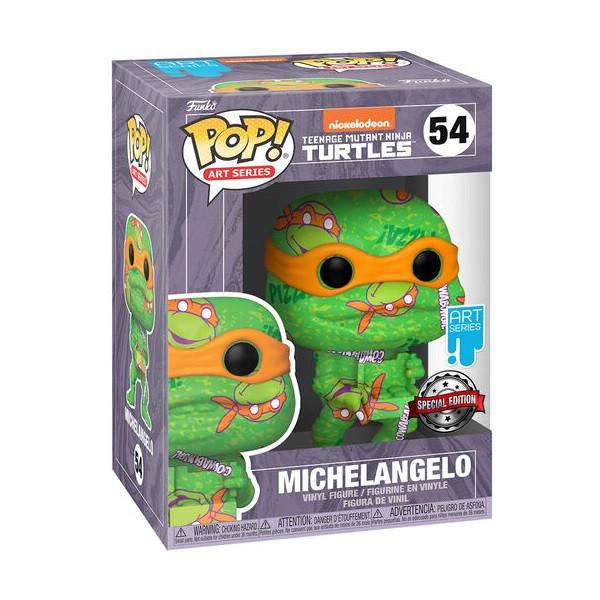 Funko  POP - Television - Les Tortues Ninja - 54 - Michelangelo - Special Edition + Protection Box 