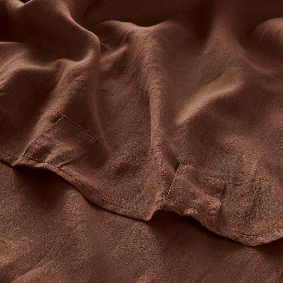 La Redoute Intérieurs  Rideau lin lavé pattes cachées 