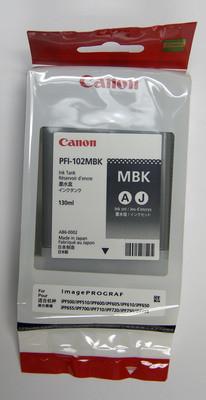 Canon  CANON Tintenpatrone matt schwarz PFI102MBK iPF 700 130ml 