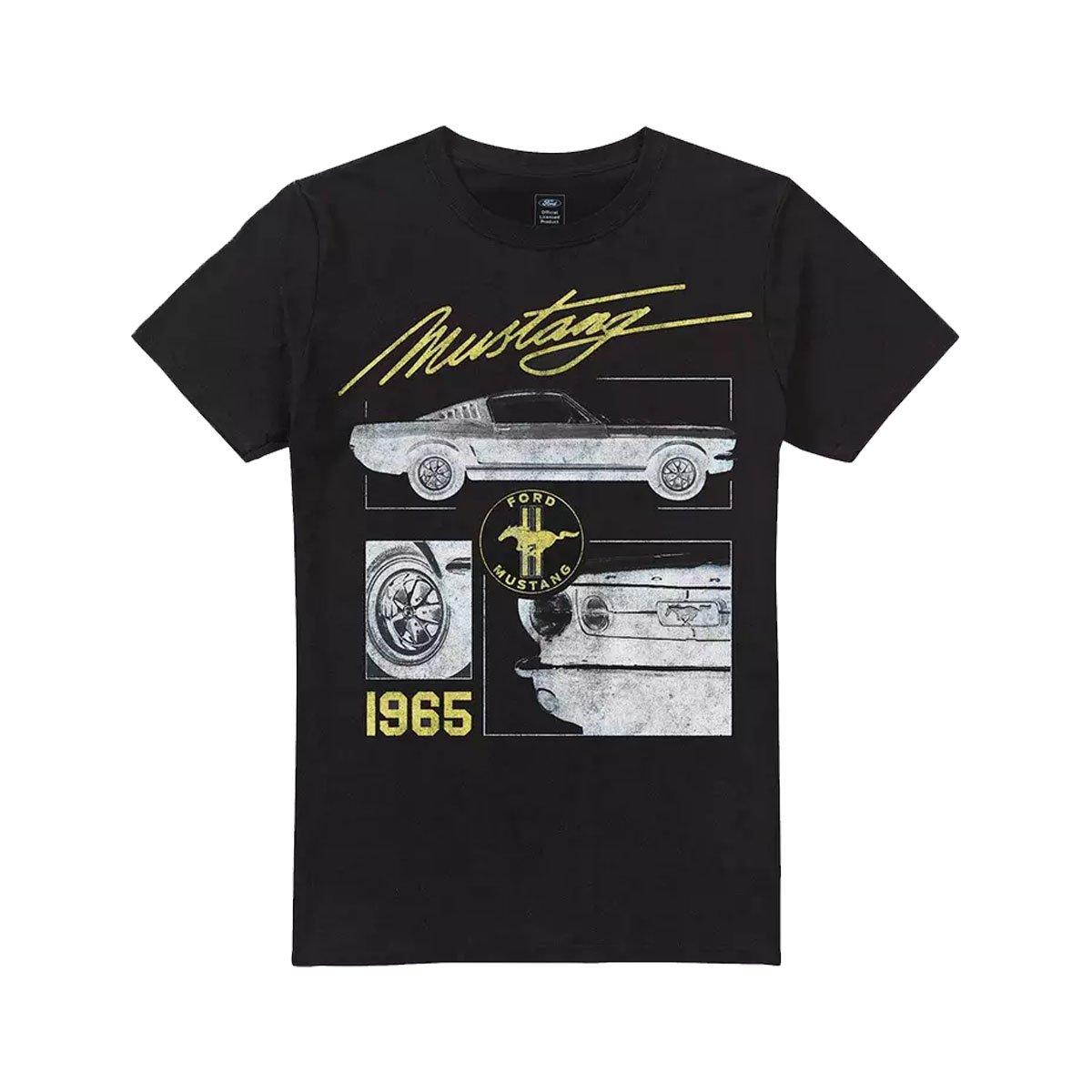 Image of Mustang 1965 Tshirt Herren Schwarz XL