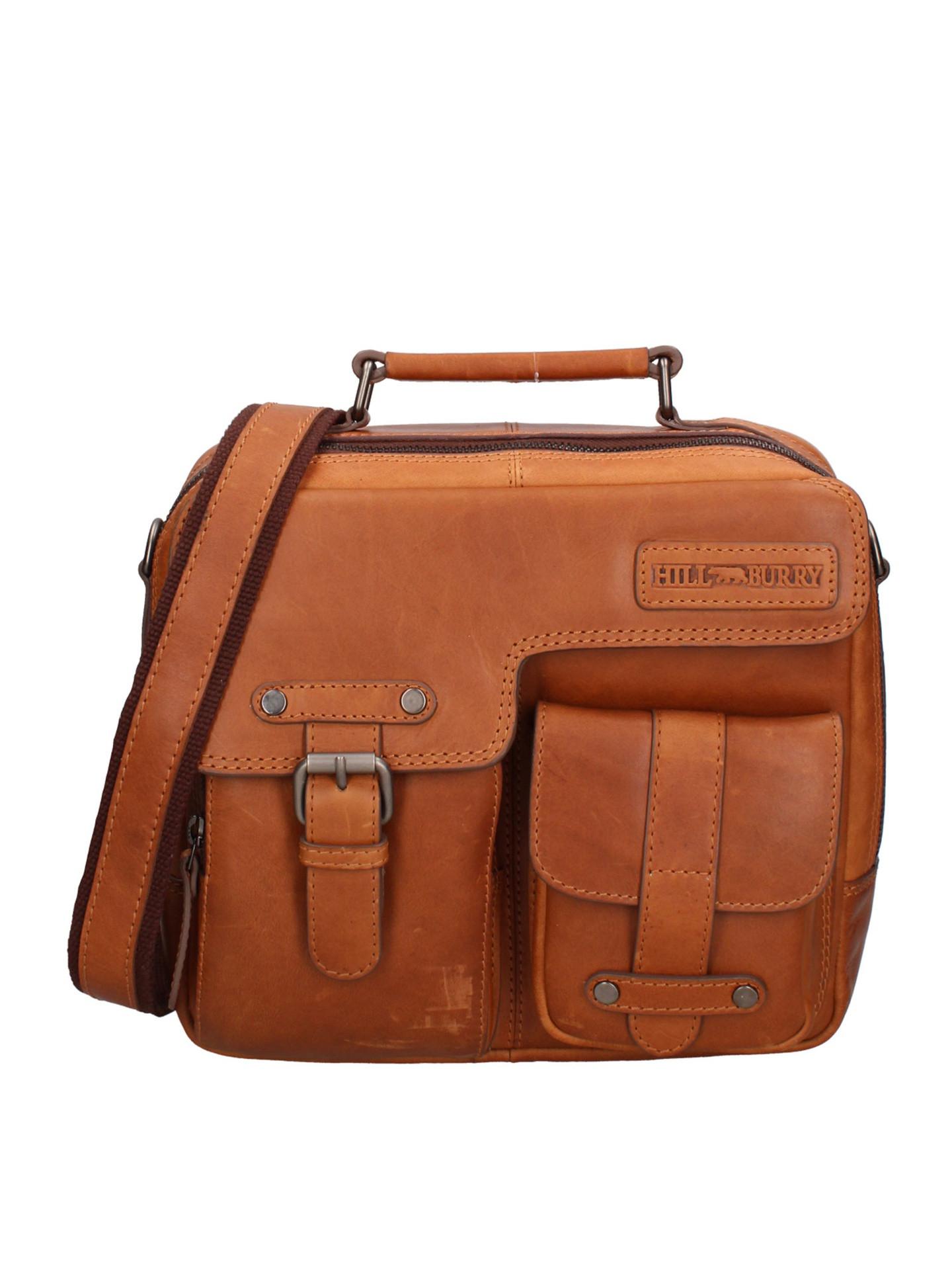 Hill Burry Torian Borsa a Tracolla in Vera Pelle  