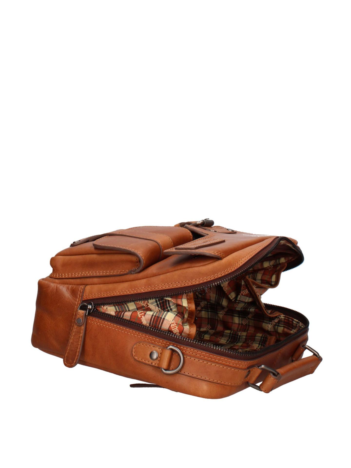 Hill Burry Torian Borsa a Tracolla in Vera Pelle  