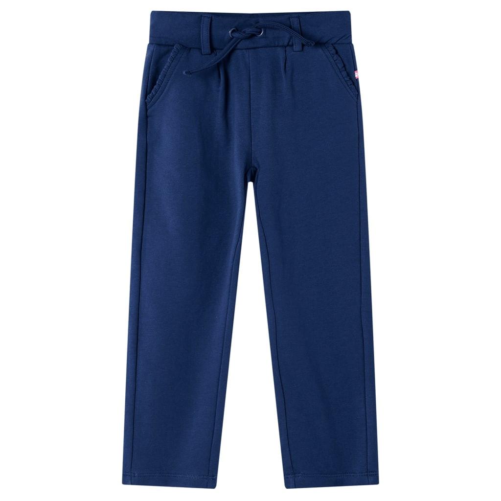 Image of Kinderhosen Baumwolle Unisex Blau 116