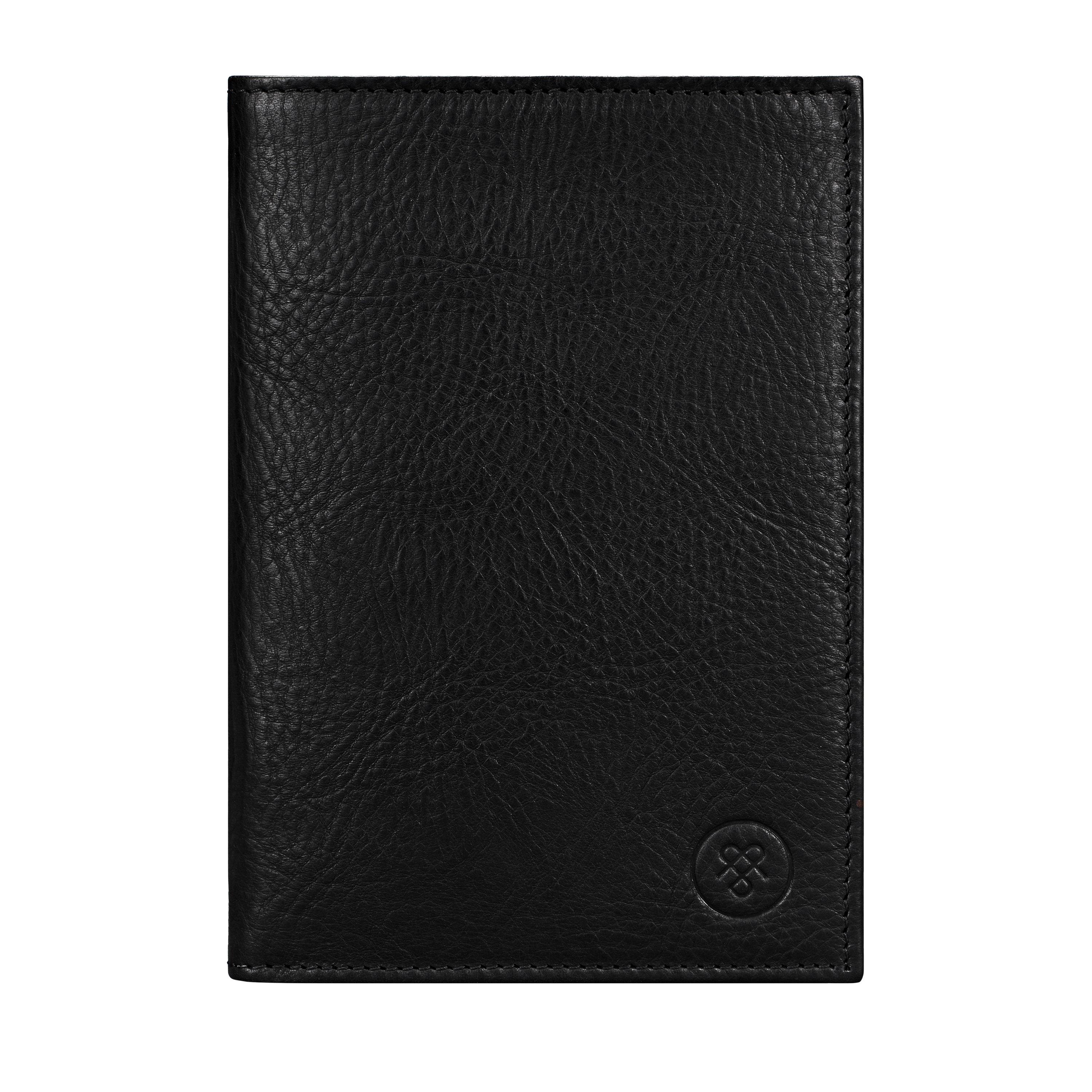 Image of Ticciano Soft Grain - Weiche Leder Brieftasche Herren Schwarz ONE SIZE